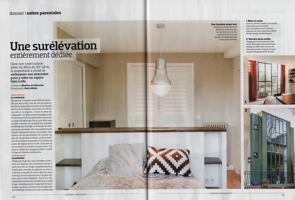 publication, extension, architecture, suite parentale
