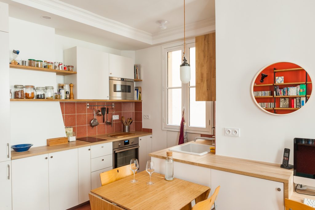 cuisine-bois-blanc-trousso-paris maéma architectes