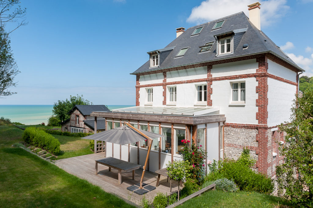 terrasse-vue mer-normandie-extension-bois-falaise