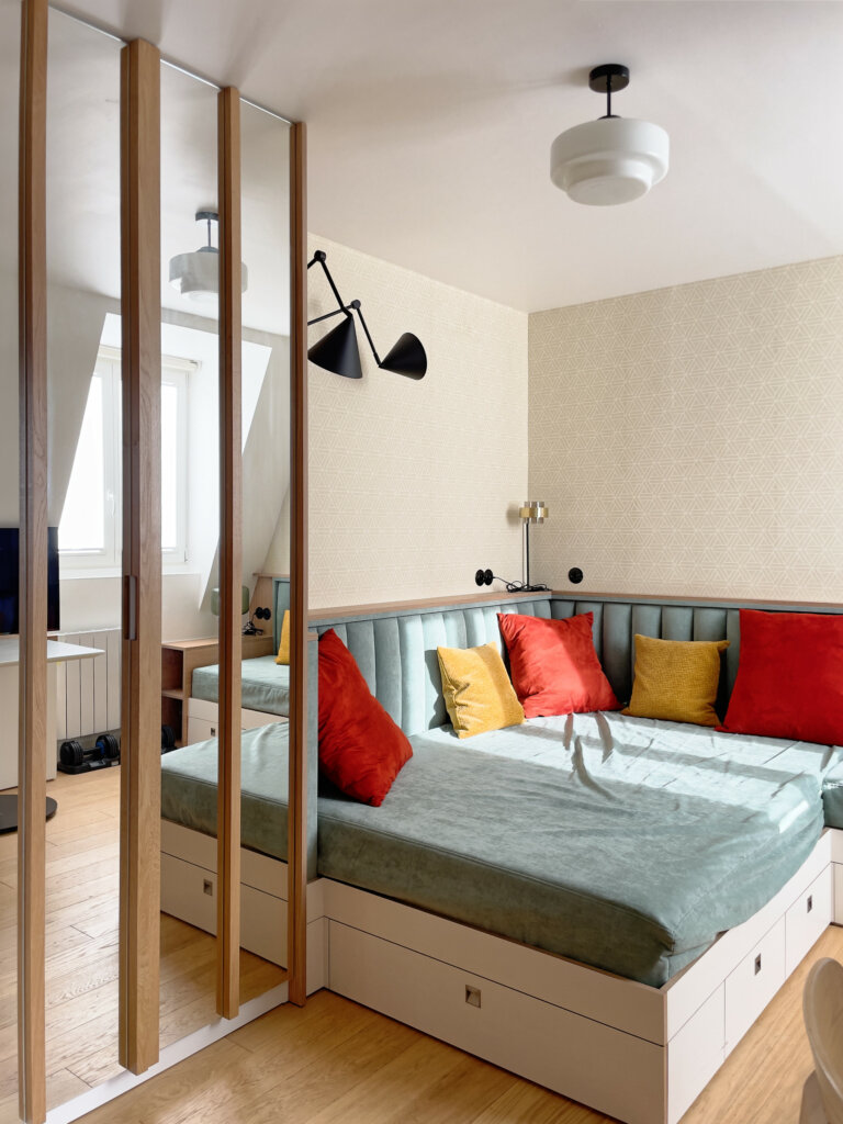 studio-lit-banquette-rangement-astuce-deco-pergolese